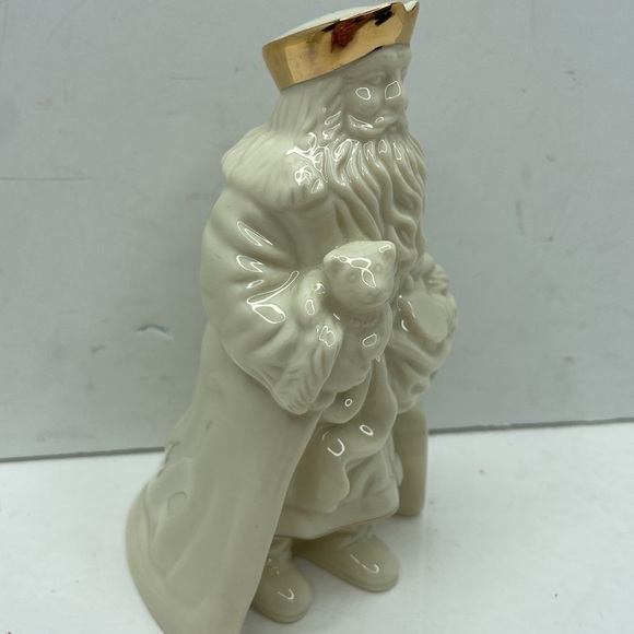 Lenox Porcelain Old World Santa Claus 24kt Gold Accent Christmas Statue Figurine - Picture 9 of 10
